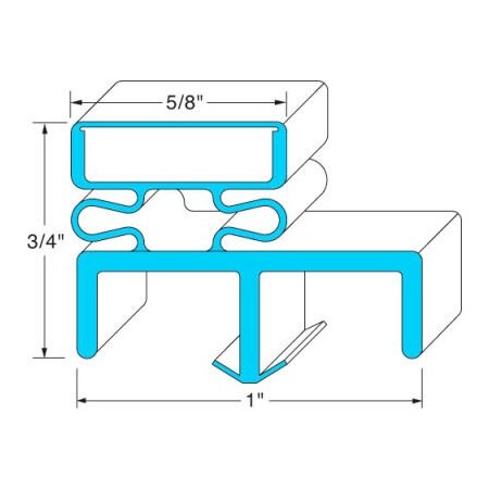Allpoints Allpoints 741466 Door Gasket; 23" X57-3/4" 741466